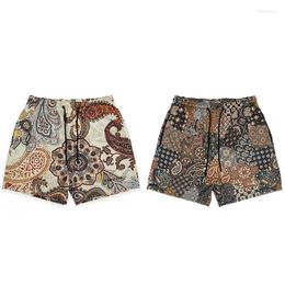 Men's Shorts Summer Fashion Printed For Men Quick-Drying Casual Gym Basketball Training Mesh Beach