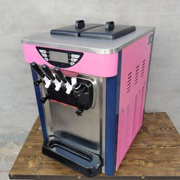 LINBOSS CE certificate icecream maker three Flavour soft icecream machine factory directly supplying ice cream machine