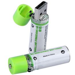 USB Rechargeable AA Batteries 1.2V 1450mAh Long Lasting Portable Double A NiMH NI Cell Battery for Kid Toy