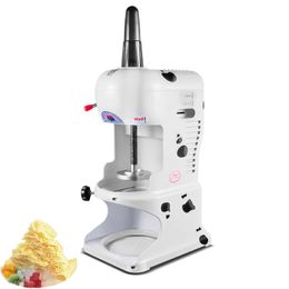 110v 220v Shaved Ice Maker Commercial Snowflake Maker Ice Crusher Machine Electric Snow Cone Machine