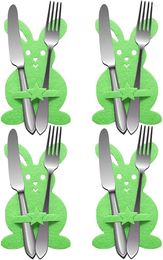 Dinnerware Sets Easter Silverware Holder | Flatware Pocket - Pentagram Pattern Forks Bag Cutlery Fork Cov