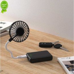 Mini USB Fan Rechargeable Handheld Fan Outdoor Mini Desktop Office Mute USB Charging Portable Silent Office Table Small Fan