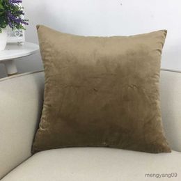 Cushion/Decorative Soft Cushion Cover Decorative Throw Case Solid Color Luxury Home Decor Living Room Sofa Seat Cushion Case 60x60 R230629