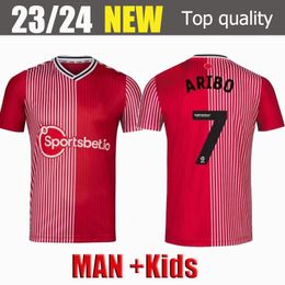 2023 ARIBO#7 Soccer Jerseys REDMOND 23 24 WARD-PROWSE ELYOUNOUSSI ROMEU#6 Football shirts adult men kids kit set SAINTS remake pink jersey stripe tops