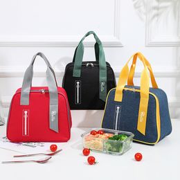 Food Fresh Storage Bags Keep Warm Lunch Bag Outdoor Fruit Sushi Lunch Boxes Storage Bag Portable Aluminium Foil Waterproof Handbag Q263