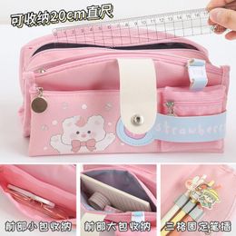 Bags Highvalue Niche Unpopular Cute Girl Version Pencil Bag Ins Wind Japanese Year New Popular Junior High School