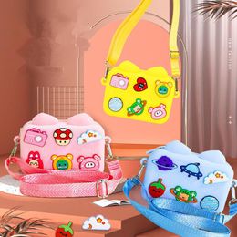 Bags Pencil case cute Messenger bag Kawaii Fashion Student Pencil cases for school kids big Storage bag Cosmetic box Shopping Gifts