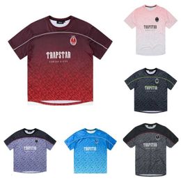 Mens Trapstar Tees Football Jersey Summer Casual t Shirt Loose Quick Short Sleeve Underlay Tops Men Wonmen T-shirt Rh4h