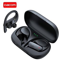 Earphones Dacom Athlete Tws Pro Ture Wireless Earbuds Stereo Earphones Bluetooth V5.0 Waterproof Sport Headphones for Hifi