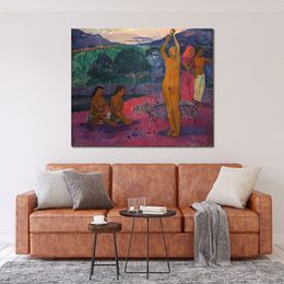 Figure Canvas Art Women L Invocation Paul Gauguin Paintings Handmade Modern Artwork House Decor