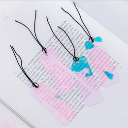 3pcs/lot PVC Transparent Laser Bookmark Gift Book Mark Stationery Office Papelaria School Supplies G103