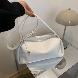 Evening Bags 2023 Soft Leather Texture Fashion Ins Cross-body Bag Korean Version Simple One-shoulder Handheld Women's