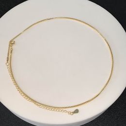 thin chain Necklace Paved Oval Cz Stone Tennis Chain Choker Necklaces Plated Silver color Hip Hop Jewelry Drop Ship