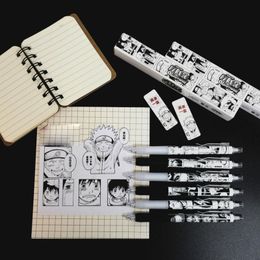 Pens 24 pcs/lot Creative Ninja Gel Pen Cute 0.5 mm Black Signature Pens School Office writing Supplies Promotional Gift