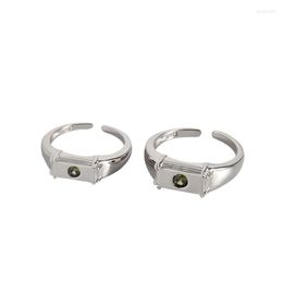 Cluster Rings Minimalist Design And Cool Style Olive Ring 925 Sterling Silver For Women