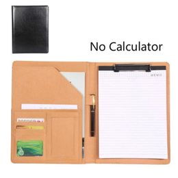 Folder A4 Clipboard MultiFunction Filling Products Folder for Documents School Office Supplies Organiser Leather Portfolio