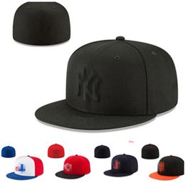 Fitted hats Adjustable baskball Caps All Team Logo Hip Hop Adult Flat Peak designer hats For Men Women Full Closed Beanies flex cap size 7-8