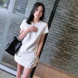 Dresses Temperament Girl Summer New Arrival Women's Clothing 2021 Star Same White Dress Two Piece Fashion Leisure Office Irregularity