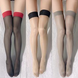 Women Socks Stockings Eyelashes Fishnet Lace Polka Dot Thin Black Silk Pantyhose Stocksings Over The Knee Nightclubs