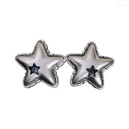 Stud Earrings Star Earring Five-Pointed Stud-Earring Punk Boho Shiny-Earrings Valentines Day Gifts For Couple Jewelry