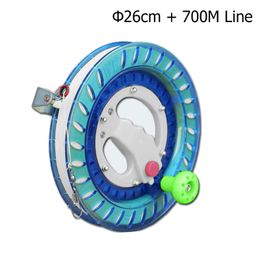 Kite Accessories Kite Reel Winder Fire Wheel String Flying Handle Tool Twisted String Line Outdoor Round Grip For Fying Kites 200/400/700M Line 230628
