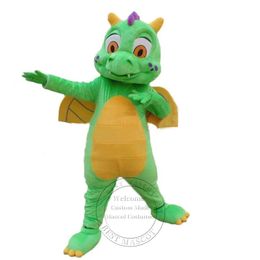 New Adult Green Dragon Mascot Costume Custom fancy costume theme fancy dress