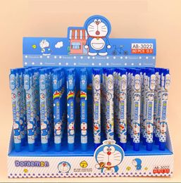 Pens 60 pcs/lot Cat Ballpoint Pen Cartoon animal blue ink ball pen School Office writing Supplies Stationery Gift