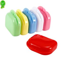 Denture Storage Box Tooth Retainer Portable Mouthguard Container Supplies Tray Braces Case Health Care Hygiene Dental Appliance