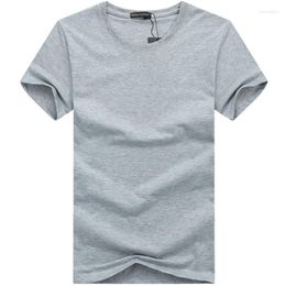 Men's Suits H251 Simple Creative Design Line Solid Colour Cotton T Shirts Arrival Style Short Sleeve Men T-shirt Plus Size