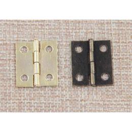 Handles Pulls 10 Pcs /Lot 16X1M Antique Bronze/Gold Cabinet Hinges Furniture Accessories Jewelry Boxes Small Hinge Fittings For Ca Dhc9Y