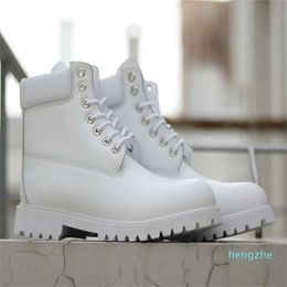 Designer boots Winter men's work shoes couples outdoor high top plus waterproof women