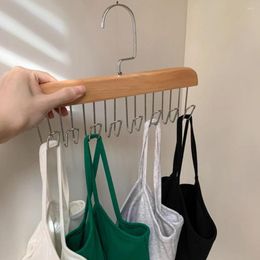 Hangers Durable Closet Organisers Keep Tidy Display Smooth Surface 8 Hooks Multi-purpose Hanging Sling Vest Storage Rack