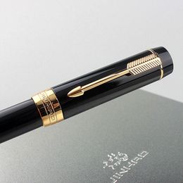 Pens Jinhao 100 Centennial Black Resin Fountain Pen Iridium EF/F/M/Bent Nib with Converter Ink Pen Business Office School Gift Pen