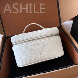 Luxury Designer Fashion Womens Crossbody Handbags Exquisite Sheepskin Portable A Celebrity High Quality Genuine Leather Classics Women Makeup Box