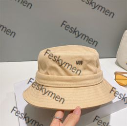 Bucket Hat For Woman Bob Wide Brim Hat Designer Large Round Brim Summer Outdoor Sunshade Fisherman Men Womens Fisherman Baseball Lady Cap