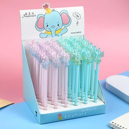 Pens 36 Cartoon Cat Gel Pen 0.38mm Anime Signature Pen School Children Kawaii Creative Writing Tools Cute Office Stationery Supplies