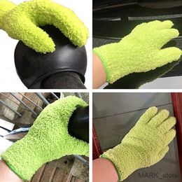 Glove Microfiber Dusting Cleaning Glove Car Care Wash Windows Dust Remover Tools Reusable Cleaning Glove Household Cleaning R230629