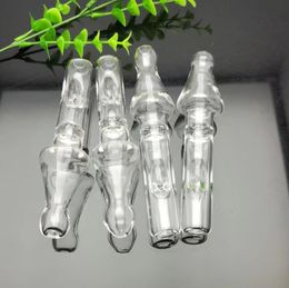 Glass Smoking Pipes Manufacture Hand-blown hookah Bongs New Pointed Glass Pipe