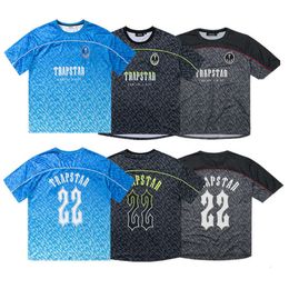 Designer Mens Shirt Trapstar Football Jersey Summer t Shirts Couples T-shirts Women Trapstars Street Fashion Pullovers Tees Z2qp