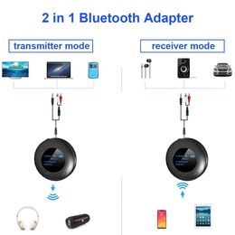 Earphones Bluetooth 5.0 Audio Receiver Transmitter Aptx Ll Low Latency Wireless Adapter for Tv Car Pc Headphones Rca 3.5mm Aux Jack