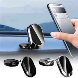 360 Rotatable Universal Car Phone Holder for IPhone Xiaomi 360° Metal Magnet Foldable Rotatable Mount GPS Mobile Dashboard