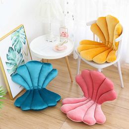 Cushion/Decorative Luxurious Seal Shell Chair Cushion Unqiue Rose Pink Seat Upscale Restaurant Chair Decor Girly Room Decorations