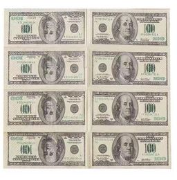 Kitchen Paper 10Sheet One Hundred Us Dollar Bill Napkin Money Fl Print 2 Sided 100 Bills Stack Copy Napkins Drop Delivery Ot6Hr