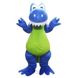 Hot Sales Blue Dragon Mascot Costume Cartoon theme fancy dress Cartoon costumes Ad Apparel