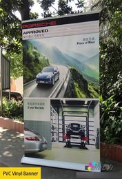 80x200cm New Arrival Portable Retractable Aluminum Roll up Banner Stand for Advertising Trade Show