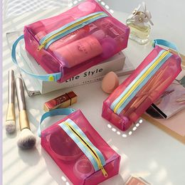 Cosmetic Bags Cases Travel Cosmetic Bag Makeup Storage Bag Women Outdoor Toiletries Organiser Skin Care Products Lipstick Brush Organiser Portable 230629