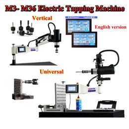LY M3- M36 CNC Electric Universal Vertical Tapping Drilling Machine with Chucks Easy Arm Power Tool Touch Screen Control 220V