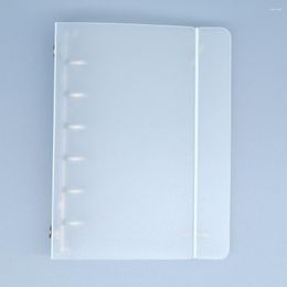 Clear Case Loose-leaf Transparent Shell Notebook Journal Spiral Diary A5/A6/A7 Replaceable Paper