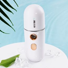 Steamer Mini Face USB Rechargeable Humidifier Nano Nebulizer Portable Cold Spray Moisturising Beauty Instruments Skin Care Tool 230628