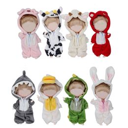 Doll Accessories Mini 112 Figure Pyjamas Cute Clothes OB11 Animal Outfit Dolls Toys Gift For Girls 230629